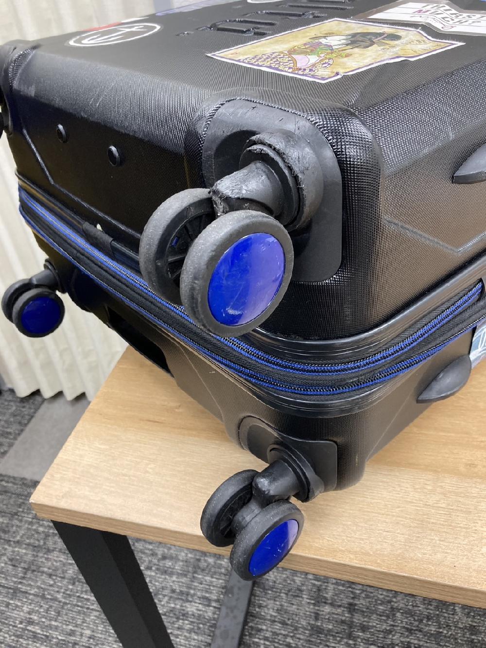 ecko unltdスーツケースダブルキャスター交換