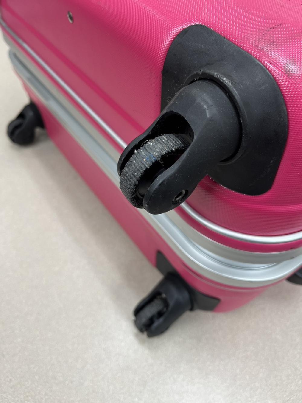 スーツケースシングルキャスター交換