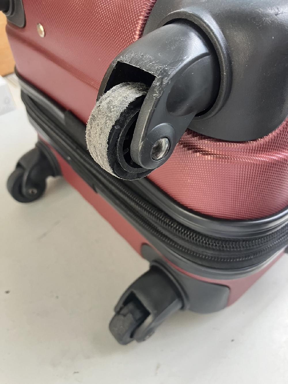 スーツケースシングルキャスター交換