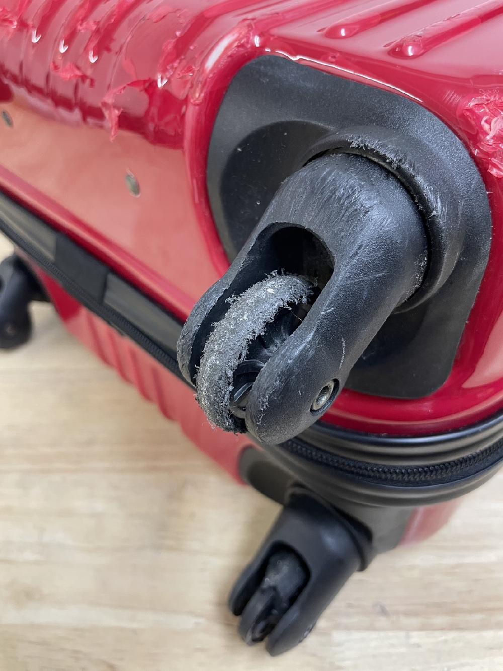 スーツケースシングルキャスター交換