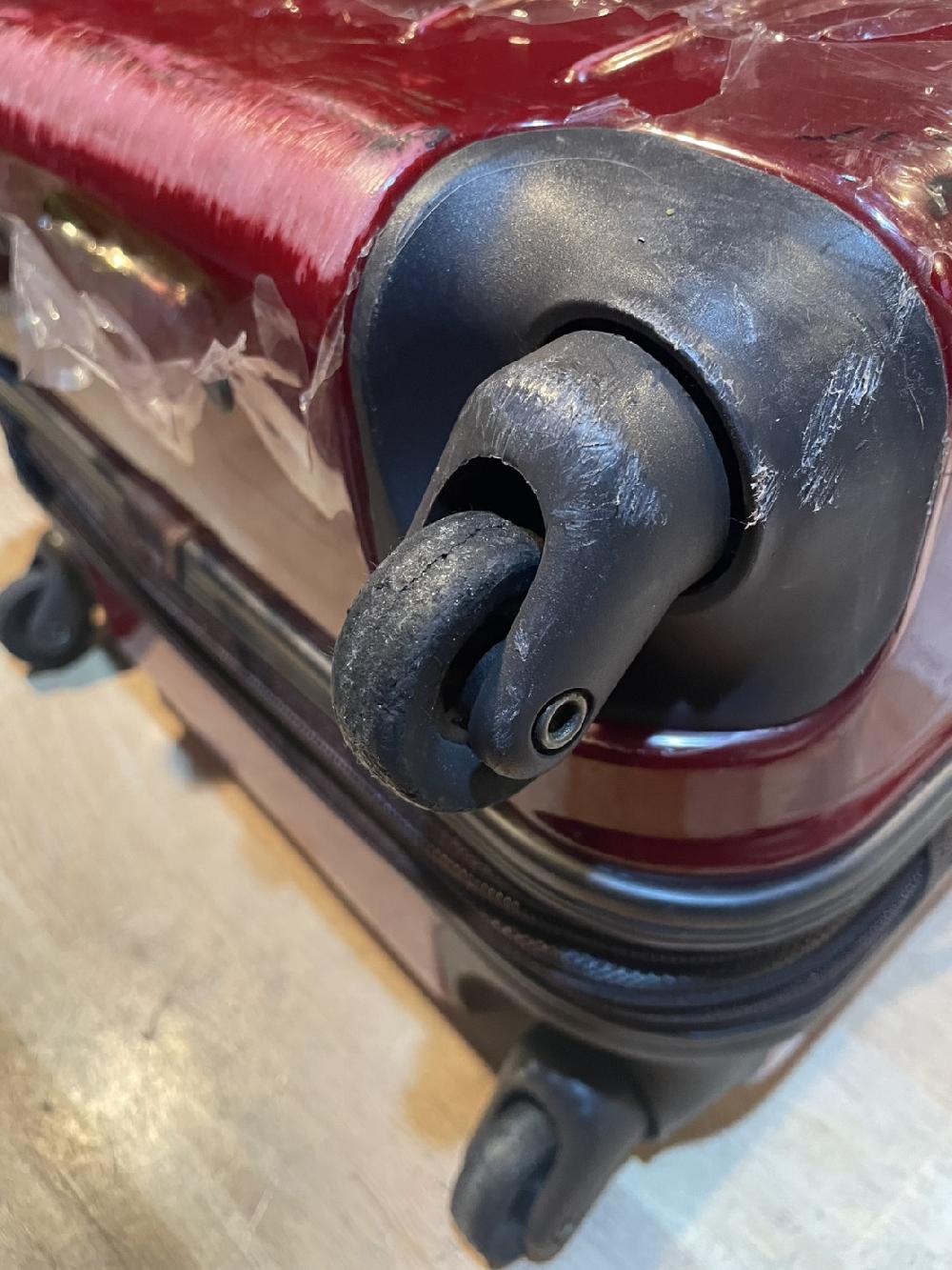 スーツケースシングルキャスター交換