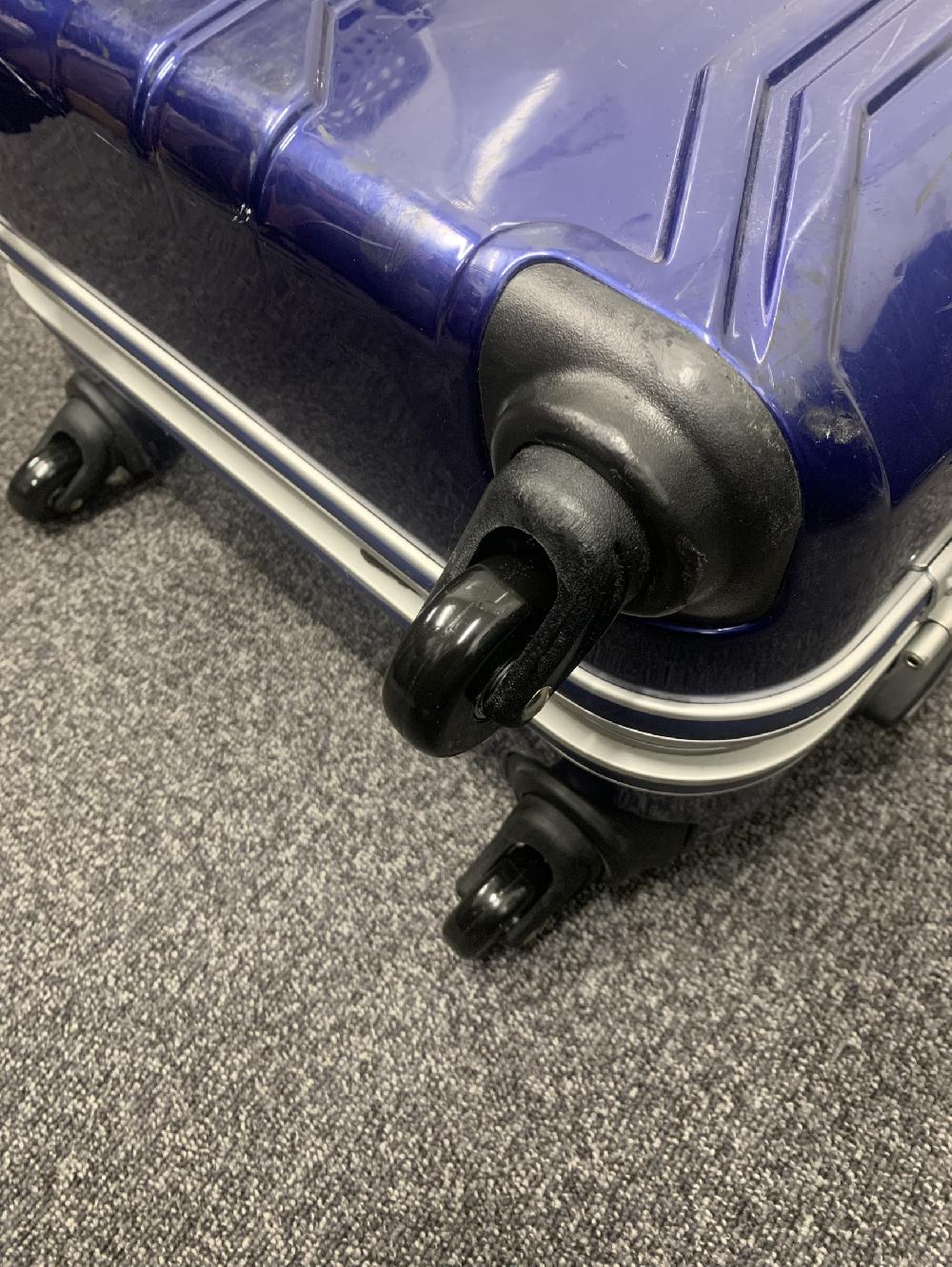 スーツケースシングルキャスター交換