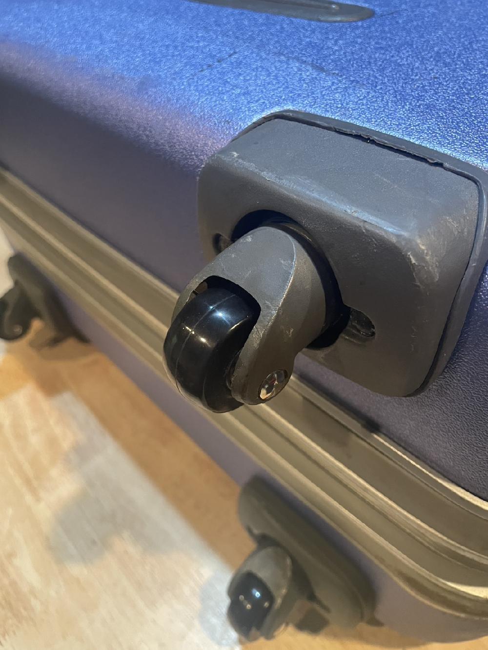 サムソナイトシングルキャスター交換